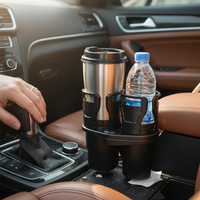 Portavasos de fibra de carbono para coche