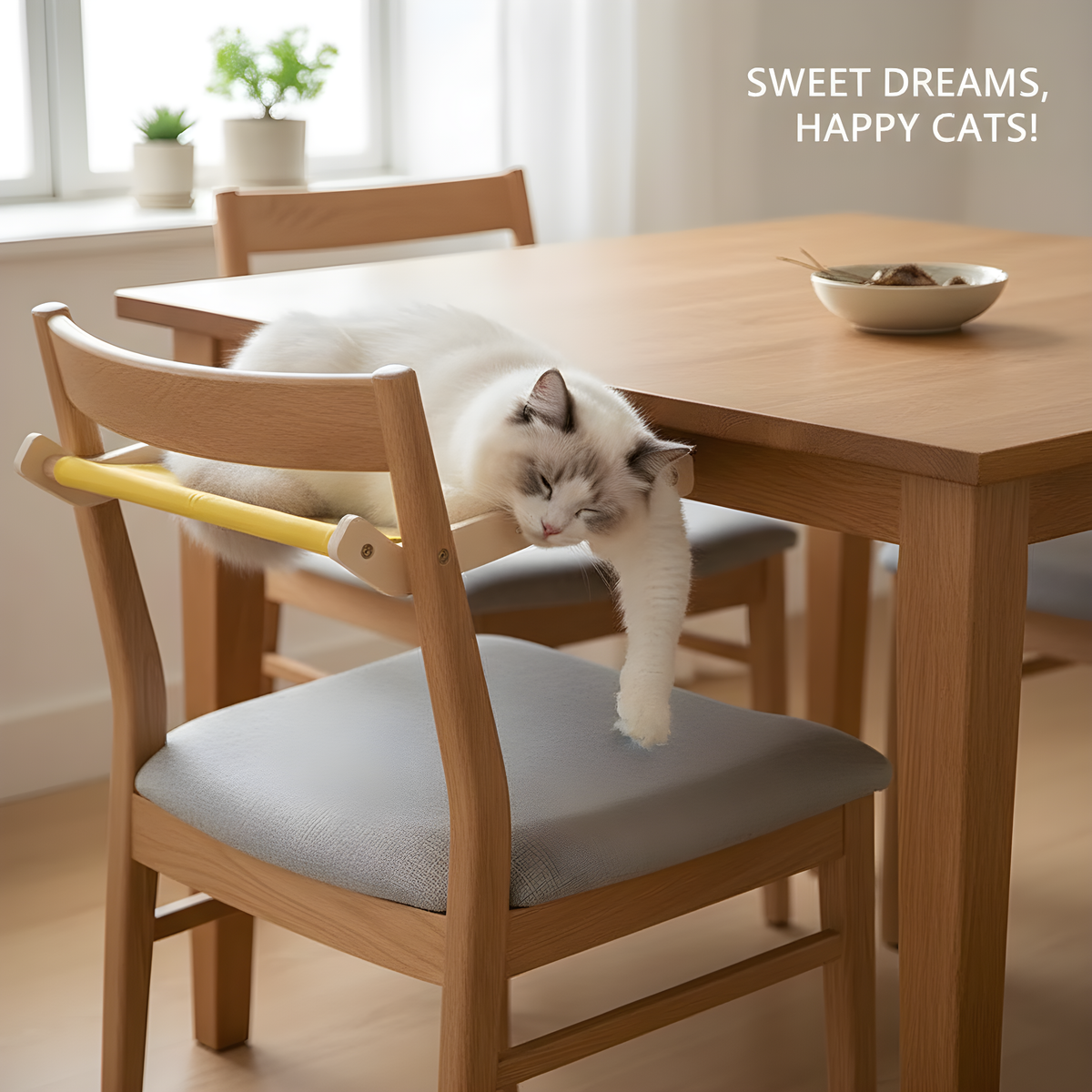 Hamaca para Gatos de Ventana - Cama Colgante Confortable con Ventosas Ultra Resistentes