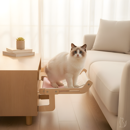 Hamaca para Gatos de Ventana - Cama Colgante Confortable con Ventosas Ultra Resistentes