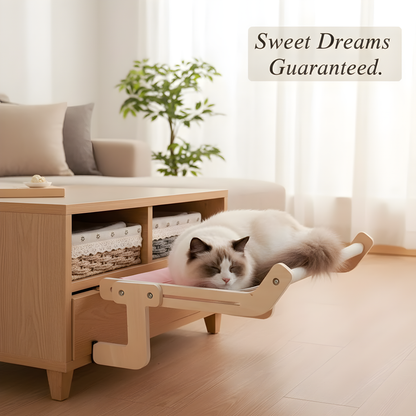 Hamaca para Gatos de Ventana - Cama Colgante Confortable con Ventosas Ultra Resistentes